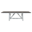 Farmhouse Trestle Table in White image
