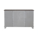 River Place 9 Drawer Dresser in Riverstone White and Tobacco image