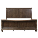 Rustic Traditions King California Sleigh Bed, Dresser & Mirror, Chest, Night Stand image