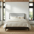 Century Modern Uph Platform Bed image