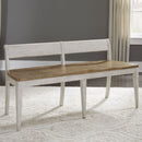 Farmhouse Reimagined Bench (RTA) in Antique White image
