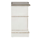 Abbey Park Drawer Nightstand in Antique White image