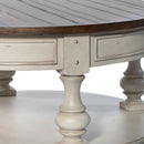 Morgan Creek Cocktail Table in Antique White image