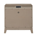 Avalon Nightstand with Charging Station in Burnished Beige image