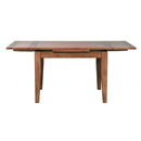 Treasures Retractable Leg Table in Rustic Oak Finish image