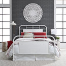 Vintage Series King Metal Bed in Antique White image