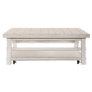 Modern Farmhouse Oversized Square Cocktail Table image