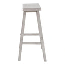 Creations 30 Inch Sawhorse Stool- White image