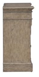 Liberty Furniture Town & Country Bedside Chest w/ Charging Station in Dusty Taupe