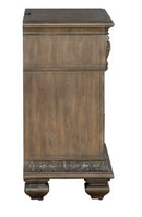 Liberty Furniture Carlisle Court Bedside Chest with Charging Station in Chestnut with Dusty Wax