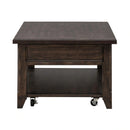 Paradise Valley Lift Top Cocktail Table in Saddle Brown image