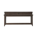 Paradise Valley Console Bar Table in Saddle Brown image