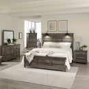 Liberty Furniture Lakeside Haven Queen Panel Bed in Brownstone