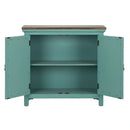 Kensington 2 Door Accent Cabinet in Turquoise image