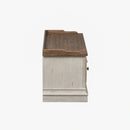 Morgan Creek Storage Hall Bench in Antique White image