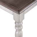 Ocean Isle Bench (RTA) in Antique White with Weathered Pine image