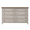 Farmhouse Reimagined Drawer Dresser in Antique White image