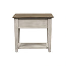 Heartland Drawer End Table in Antique White image
