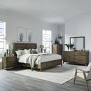 Shaker Lakes King Panel Bed, Dresser & Mirror, Chest, Night Stand image
