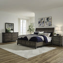 Twin Lakes King Storage Bed, Dresser & Mirror, Night Stand image