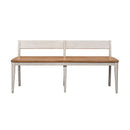 Farmhouse Reimagined Bench (RTA) in Antique White image