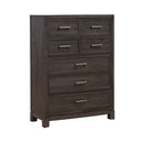 Modern Edge 5 Drawer Chest in Caffe image