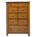 Grandpas Cabin King California Sleigh Bed, Dresser & Mirror, Chest image