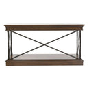 Tribeca Rectangular Sofa Table in Cordovian Brown image