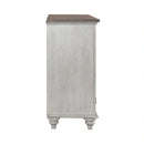 Ocean Isle Buffet in Antique White with Weathered Pine image