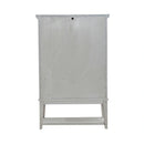 River Place Bar Cabinet in Riverstone White & Tobacco EST SHIP TIME APPX 4 WEEKS image