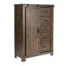 Thornwood Hills Sliding Door Chest in Rock Beaten Gray image