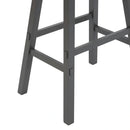 Creations 30 Inch Sawhorse Stool- Gray image