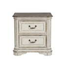 Magnolia Manor King California Upholstered Sleigh Bed, Dresser & Mirror, Night Stand image