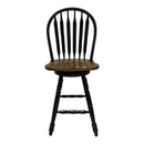 Carolina Crossing Windsor Swivel Counter Chair - Black image