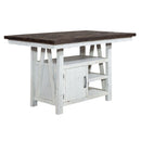 Farmhouse Gathering Table in White/Oak image