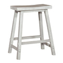 Creations 24 Inch Sawhorse Counter Stool - White image