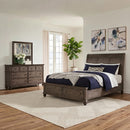 Twin Lakes Queen Storage Bed, Dresser & Mirror image
