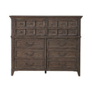 Paradise Valley 10 Drawer Chesser in Saddle Brown image