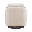 Nora Uph Swivel Accent Chair - Dark Brown image