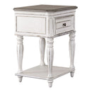 Magnolia Manor Leg Nightstand in Antique White image