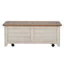 Farmhouse Reimagined Storage Trunk in Antique White image