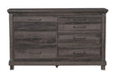 Liberty Furniture Lakeside Haven 6 Drawer Dresser in Brownstone