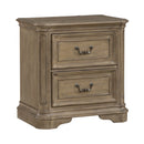 Magnolia Manor II 2 Drawer Nightstand in Weathered Bisque image