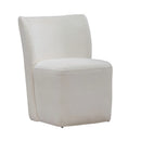 Accent Dining Accent Dining Chair w/ Casters - Ivory image