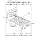 Soledad Panel Platform Storage Bed