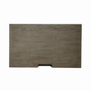 Americana Farmhouse 2 Drawer Nightstand in Dusty Taupe and Black image