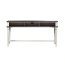 Allyson Park Console Bar Table in Wirebrushed White image