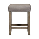 Parkland Falls Console Stool in Weathered Taupe image