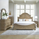 Magnolia Manor King Panel Bed, Dresser & Mirror, Chest, Night Stand image