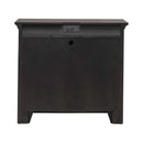 Paradise Valley 2 Door Bedside Chest with Charging Station in Saddle Brown image
